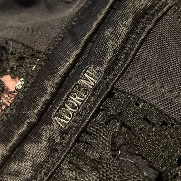 Adored by Adore Me, size 36B, Elegant Black Lace Bralette - Picture 5 of 6